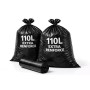 Sac poubelle 110 L extra renforcé noir - Colis 200 | Halvea