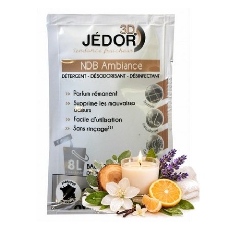 3D Détergent Désinfectant Désodorisant Jedor - Parfum Ambiance- 250 doses de 20ml