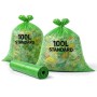Sac poubelle 100 L Standard Vert - Colis 200 | Halvea
