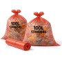 Sac poubelle 100 L Standard Rouge - Colis 200 | Halvea