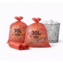 Sac poubelle 30 Litres HD Rouge - Colis de 500
