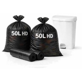 Sac poubelle 50L noir HD - Colis de 500