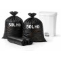 Sac poubelle 50L noir HD - Colis de 500