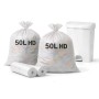 Sac poubelle 50L blanc HD - Colis de 500