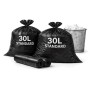 Sacs poubelle 30 L noir Standard - Colis 500 | Halvea