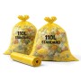 Sac poubelle 110 Litres Standard Jaune - Colis de 200