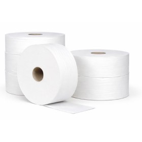 Maxi Jumbo papier toilette 2 plis - Colis de 6 rouleaux