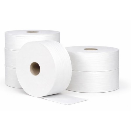 Maxi Jumbo papier toilette 2 plis - Colis de 6 rouleaux
