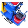 Chariot de ménage complet avec seaux 2 x 15 L et 2 x 6 L | Halvea