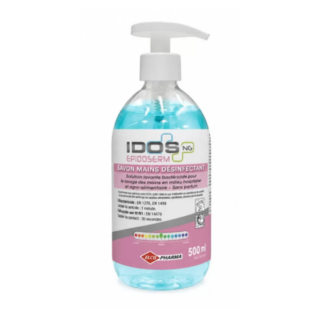 Savon mains désinfectant IDOS NG EPIDOSERM - Flacon de 500ml