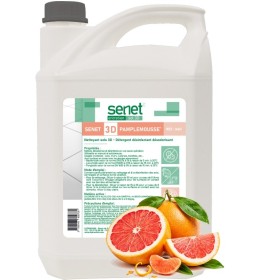 Nettoyant sols 3D Détergent, désinfectant et désodorisant Pamplemousse - Bidon de 5L