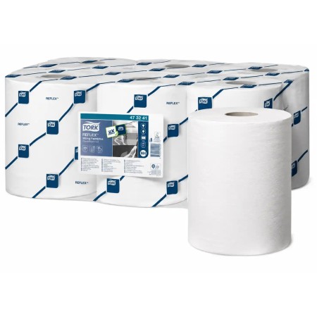 Tork Reflex M4 Papier d'essuyage Plus Bobine à Dévidage Central  - Colis de 6 bobines