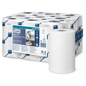 Tork Reflex Papier d'essuyage Plus Bobine Mini à Dévidage Central - Colis de 9 bobines