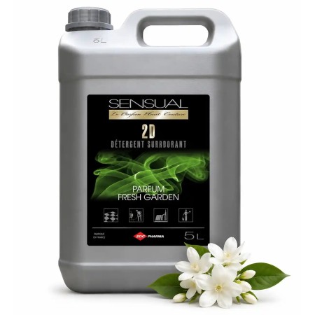 Détergent Sur-odorant SENSUAL 2D Parfum Fresh Garden - Bidon de 5L