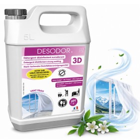 3D Détergent désinfectant surodorant Vent Frais - Bidon de 5L