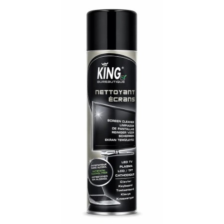 Nettoyant écran ordinateur/plat King - Aérosol de 400ml