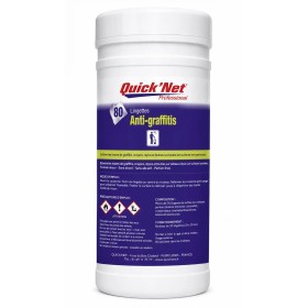 Lingettes Anti-graffitis Quick'net  - Boîte de 80 Lingettes