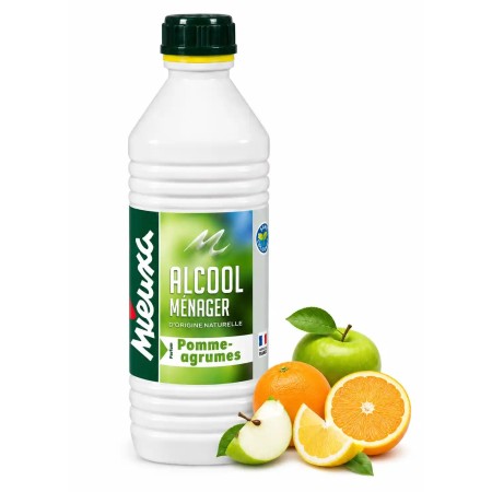 Alcool ménager pomme agrumes - Flacon de 1L