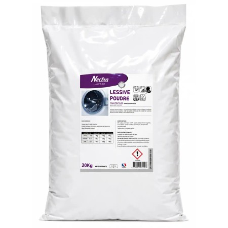 Lessive Usage Courant Parfum Fraîcheur Fleurie - Sac de 20Kg