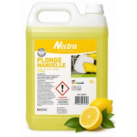 Liquide vaisselle plonge manuelle citron concentré - Bidon de 5L