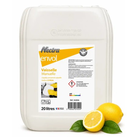 Liquide vaisselle plonge citron concentré - Bidon de 20L