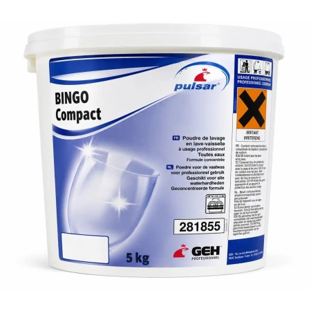 Bingo Compact - Pastilles lave vaisselle - Seau de 5 Kg
