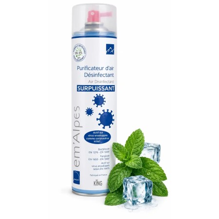 Destructeur d'odeur parfum menthe gros débit bactéricide - Aérosol 750ml
