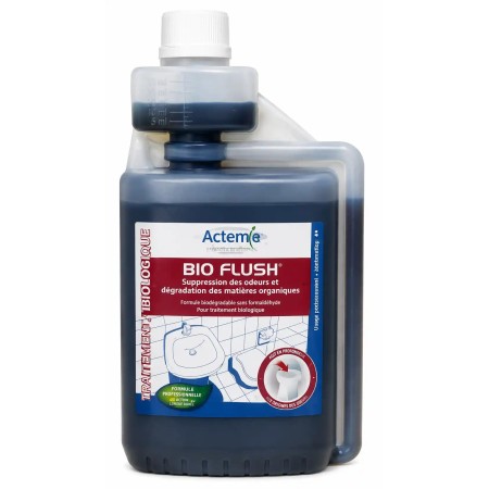 Bio Flush - Entretien des WC mobiles - Flacon doseur de 1L
