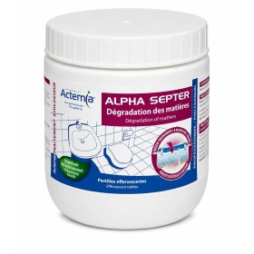 Alpha Septer - Activateur enzymatique pour fosse septique - Pot de 12 pastilles de 20g