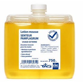 Lotion mousse pour les mains - Colis de 12 cartouches de 750ml