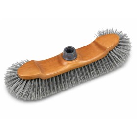 Balai demi tête soie grise