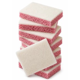 Eponge récurant blanc non rayant lot de 10