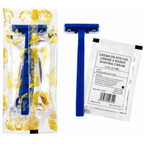 Kit rasoir bi-lames + crème à raser 5ml - Colis de 100