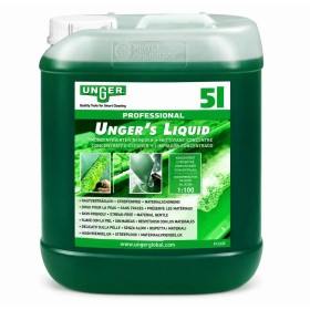 Liquide à vitres concentré et écologique Unger - Bidon de 5L
