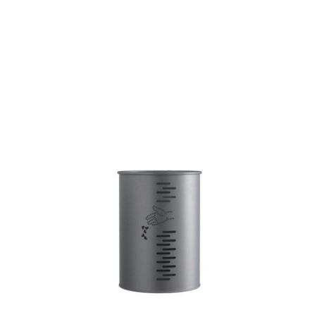 Pivo – Corbeille cylindrique pivotante – Gris manganèse – 22 litres