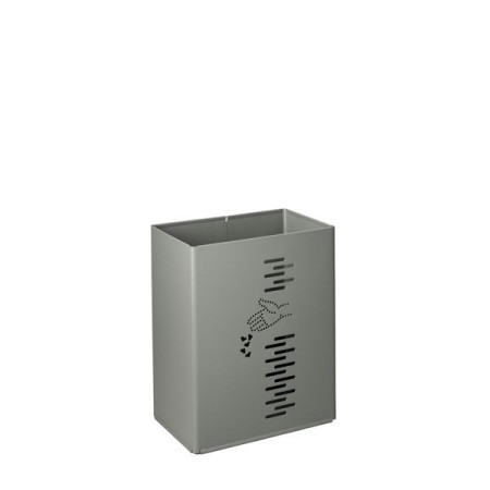 Pivo – Poubelle rectangulaire pivotante – Gris manganèse – 24L