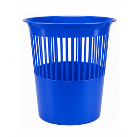 Corbeille à papier 13 L Bleue - Unité