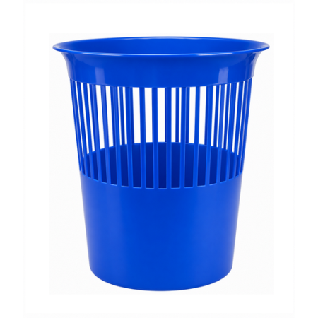 Corbeille à papier 13 L Bleue - Unité