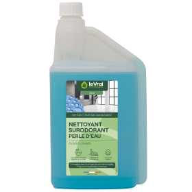 Nettoyant Surodorant Le Vrai Professionnel Perle d’eau - Flacon doseur de 1L