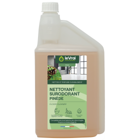 Nettoyant Surodorant Le Vrai Professionnel Pinède - Flacon doseur de 1L
