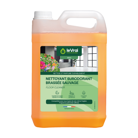 Nettoyant Surodorant Le Vrai Professionnel Brassée sauvage - Bidon de 5L
