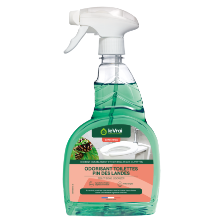 Odorisant toilettes Le vrai parfum Pin des Landes - Flacon de 750 ml