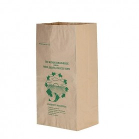 Sac Kraft pour déchets verts 100 Litres - Colis de 25 sacs
