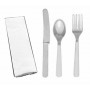 Kit couverts en plastiques Prestiges 4 en 1 - Colis 250 kits