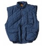 Gilet matelassé sans manche bleu | Halvea