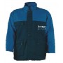 Parka à capuche amovible marine/bleu roi | Halvea