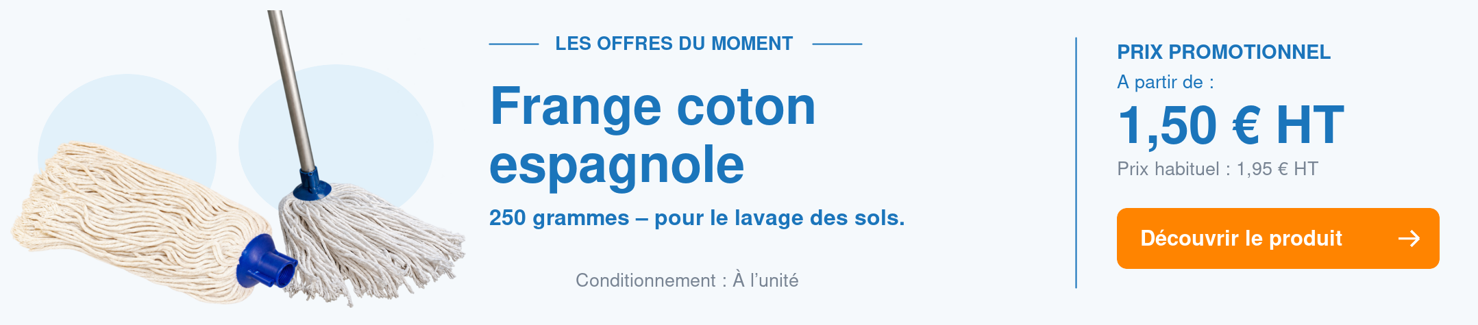 Frange espagnole coton professionnelle 250gr